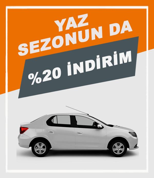 Yaz Sezonu Tüm Araçlarımızda %20 İndirim Fırsatı